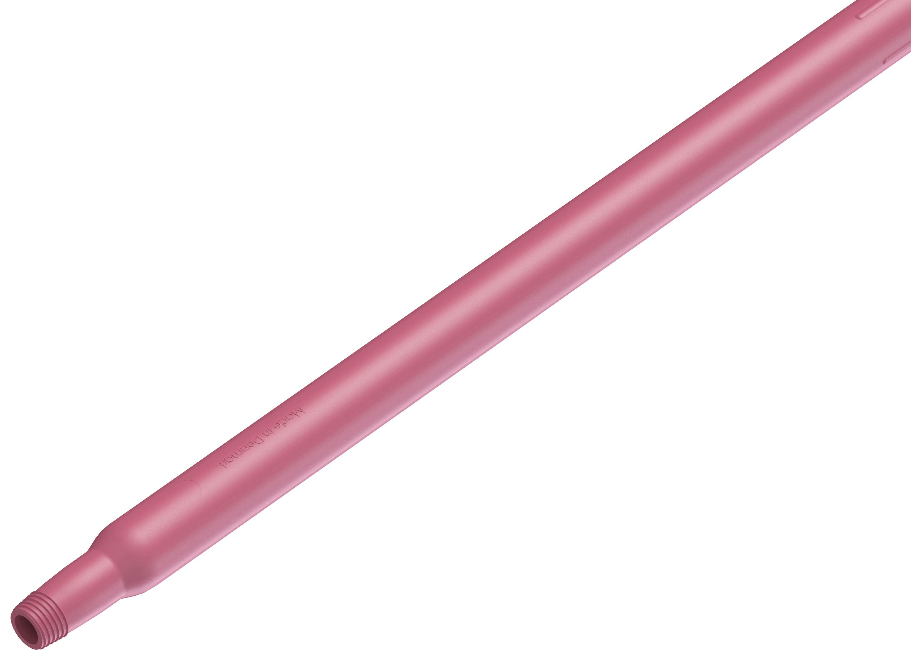 Vikan 2960 ultra hygiene kunststof steel 130cm roze