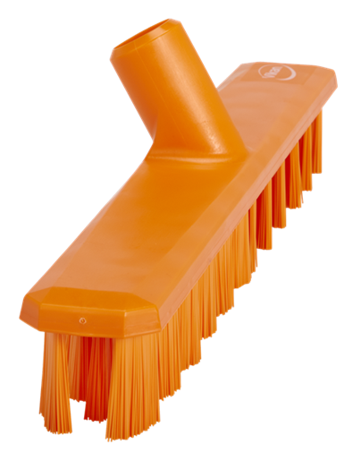 Vikan UST 7064 oranje vloerschrobber 40cm harde vezels