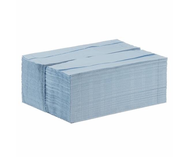 Wypall 827400 poetsdoek L20 2 laags blauw 42x 33 cm 280 doek in doos 3