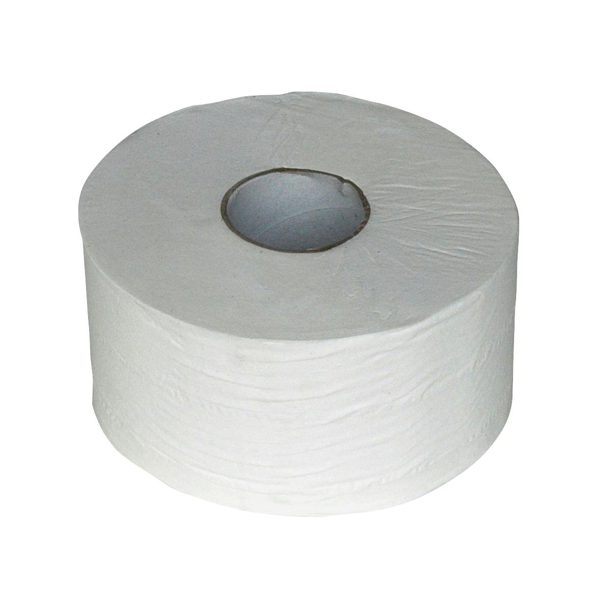 Euro 240018 toiletpapier mini jumbo 2 laags cellulose wit 180 meter 