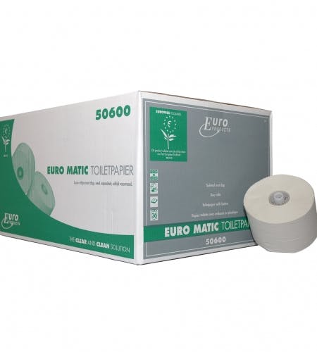 Toiletpapier P50600 Euro met dop RN 1 laags 150 mtr - 36 rol  1