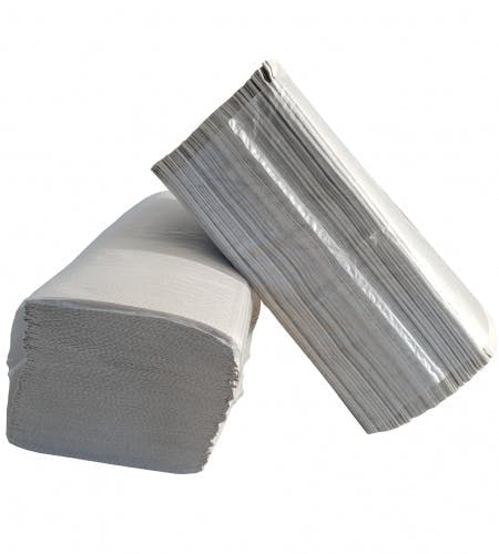 Vouwhanddoekpapier Z-fold 2 laags recyled 22x22,5 cm doos 20x250st  